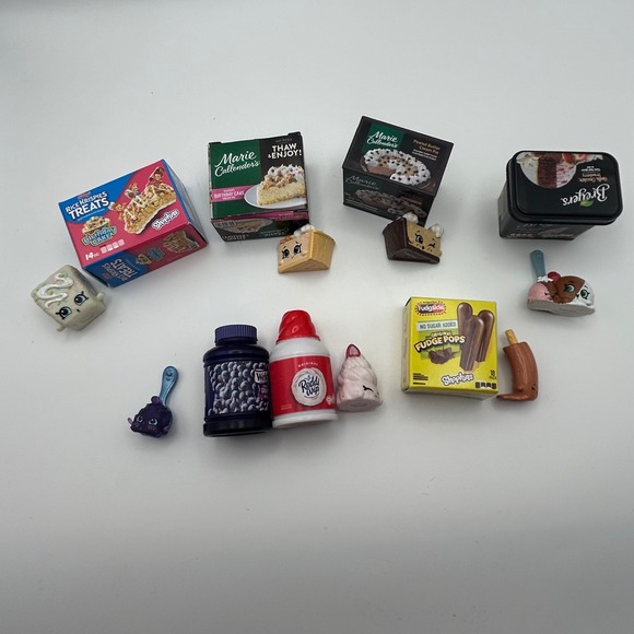 Shopkins Real Littles Lot of 7 - Rice Krispies, Marie Callender, Breyers +More - Picture 1 of 10